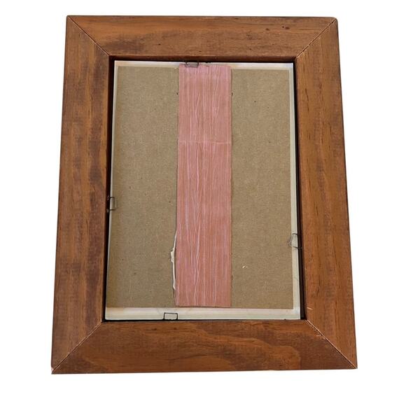 Vintage Framed Cross Stitch “There’s No Friend Like a Mother” Floral Heart 9"x7" - Picture 6 of 7